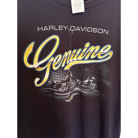 Harley Davidson Men’s Black T-Shirt Beach Shack Panama City Florida Size 2XL - Picture 2 of 9